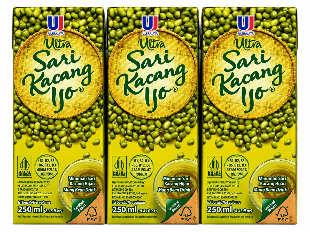 Ultra Sari Kacang Hijau Per Piece x 250ml