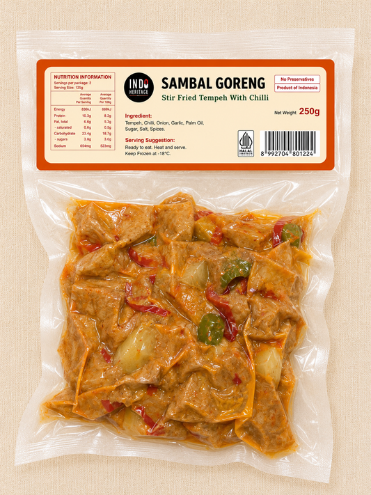 IH Frozen Stir Fried Tempeh with Chilli